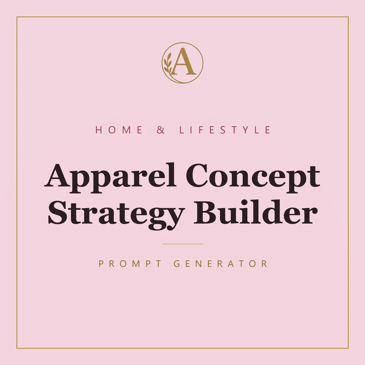 Apparel Concept Strategy Builder