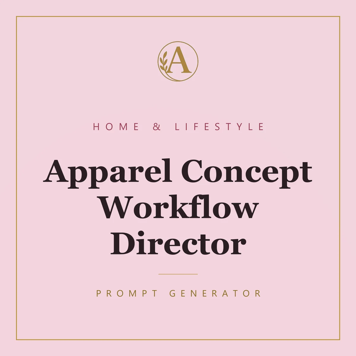 Apparel Concept Workflow Director
