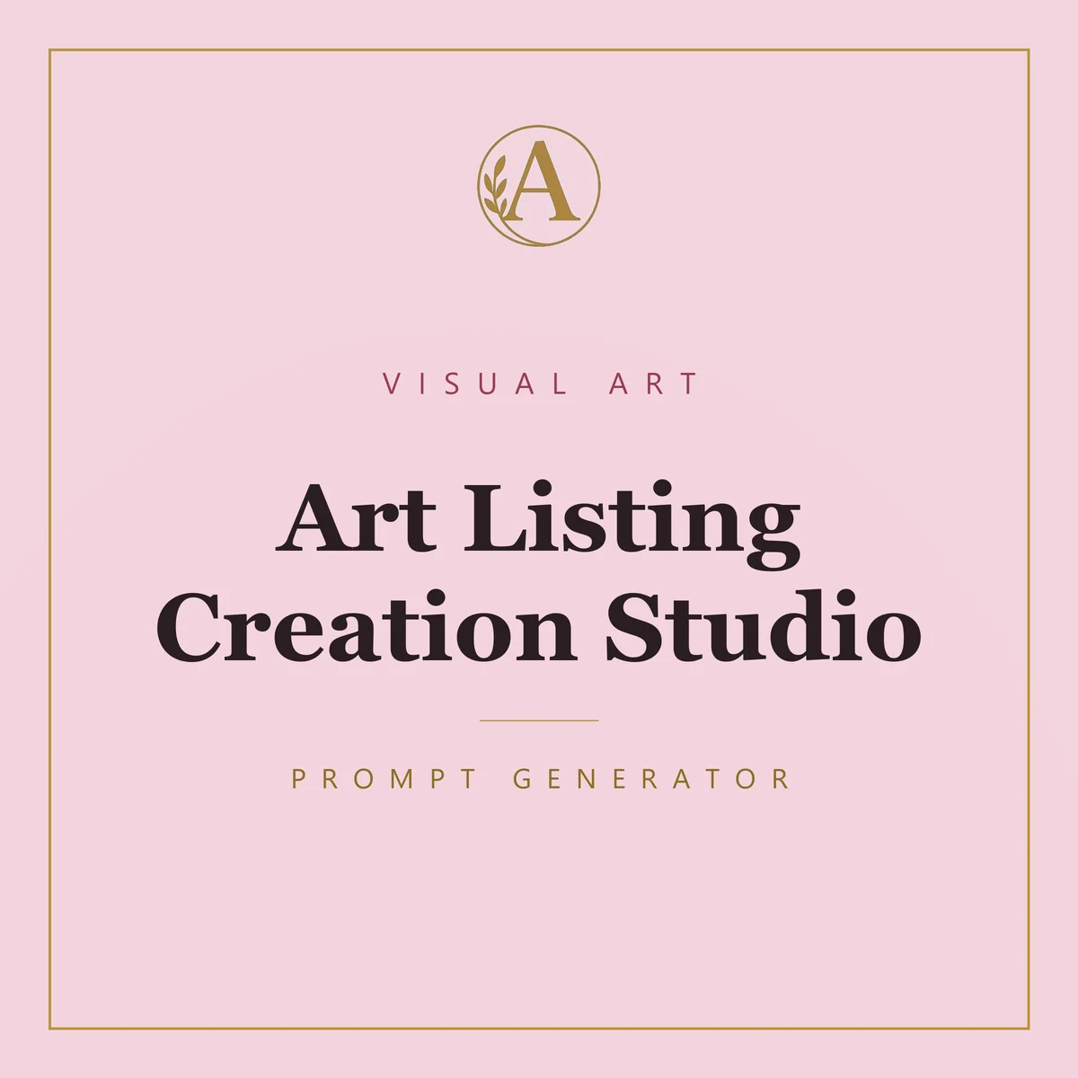 Art Listing Creation Studio