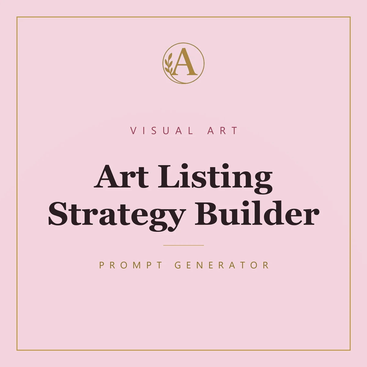 Art Listing Strategy Builder