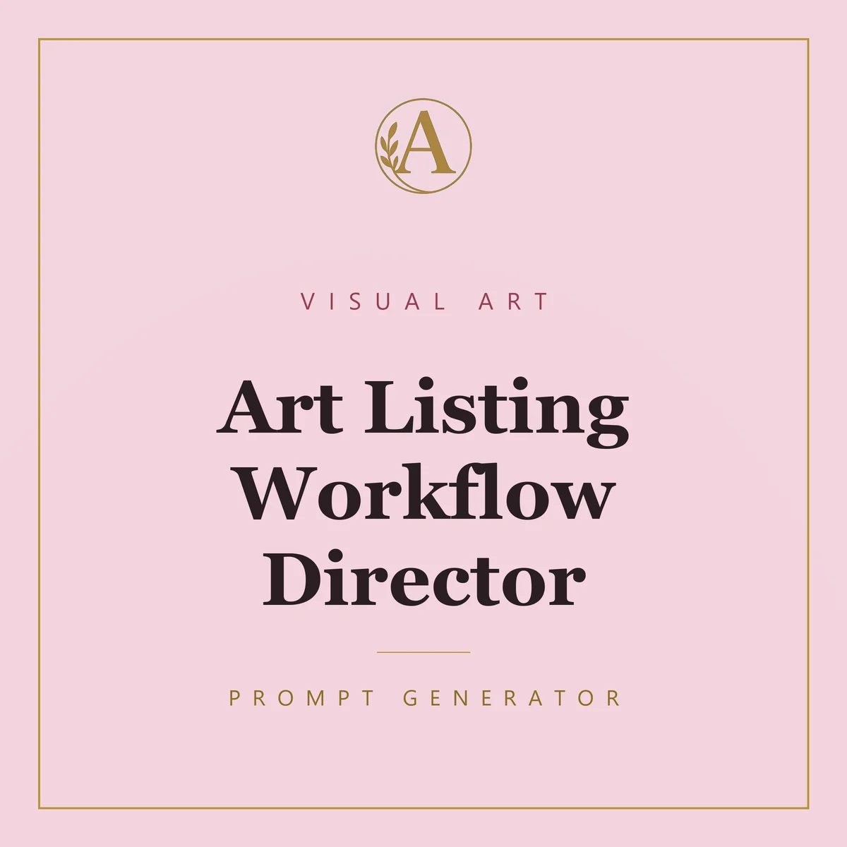 Art Listing Workflow Director