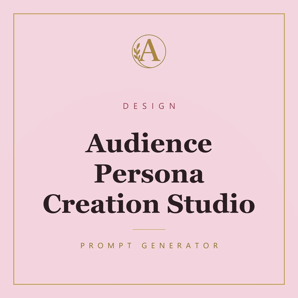 Audience Persona Creation Studio