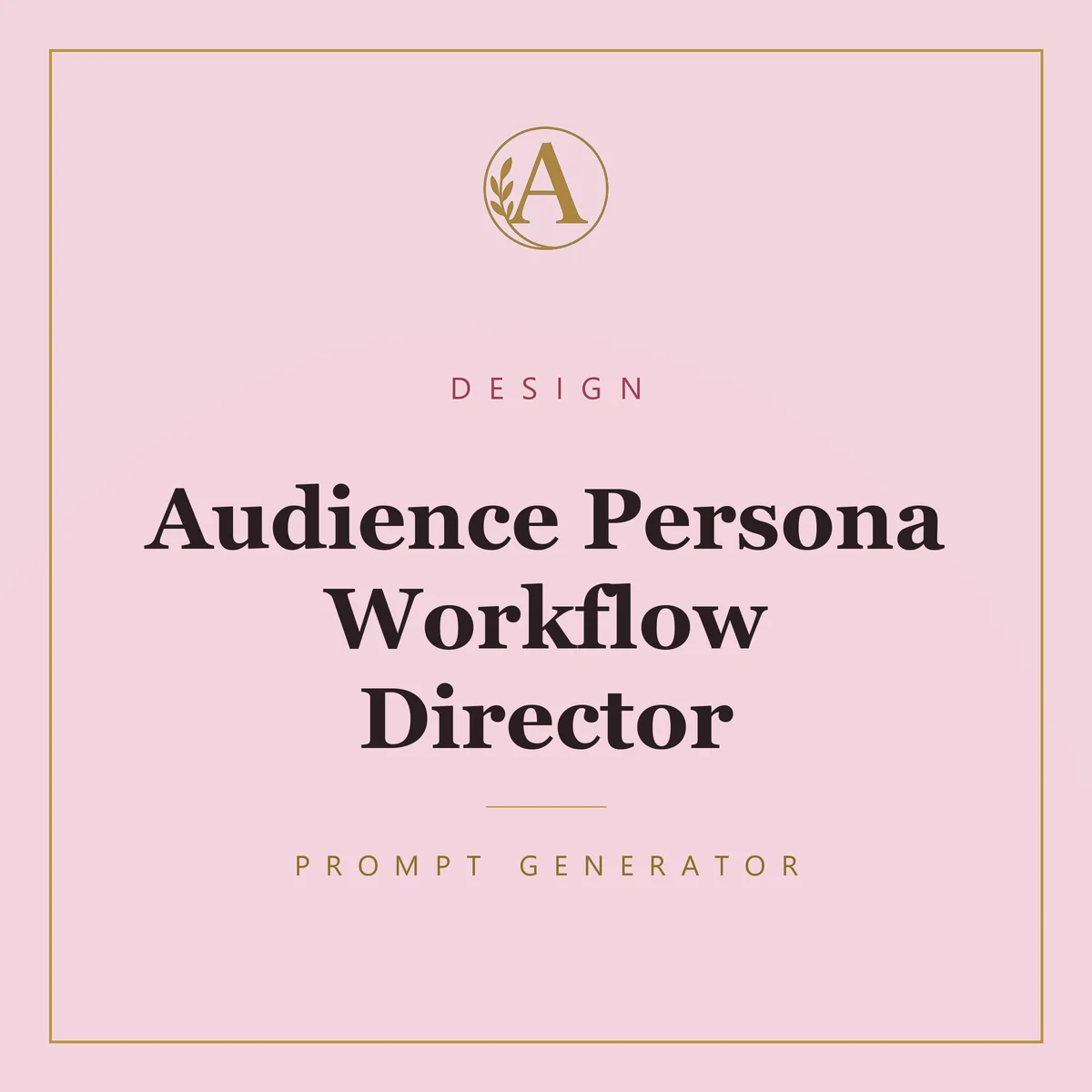 Audience Persona Workflow Director