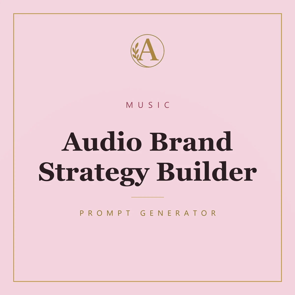 Audio Brand Strategy Builder