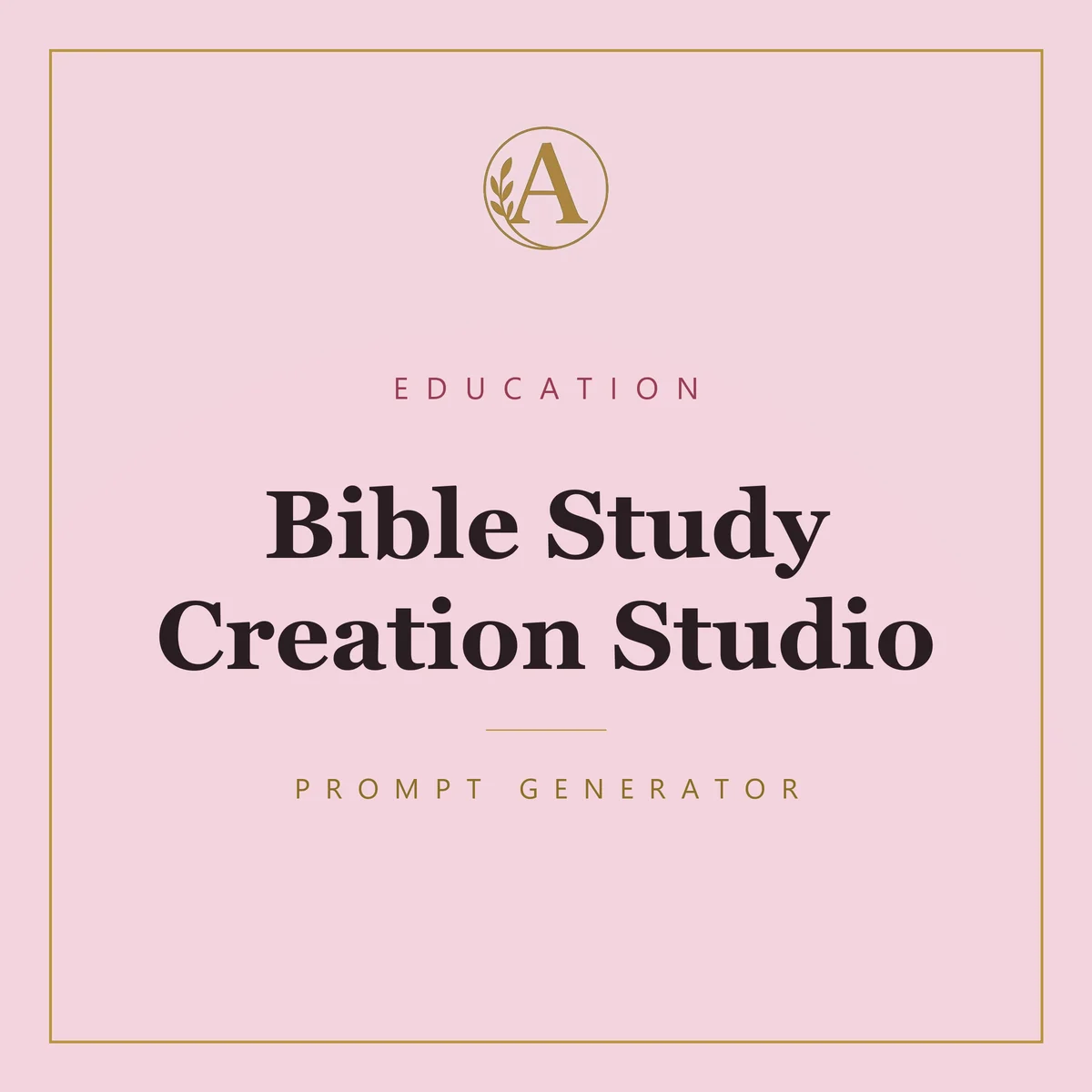 Bible Study Creation Studio