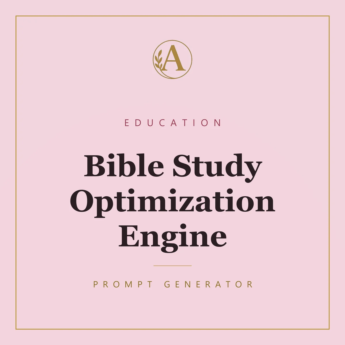 Bible Study Optimization Engine