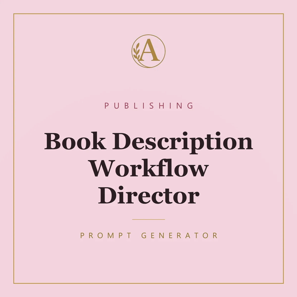 Book Description Workflow Director