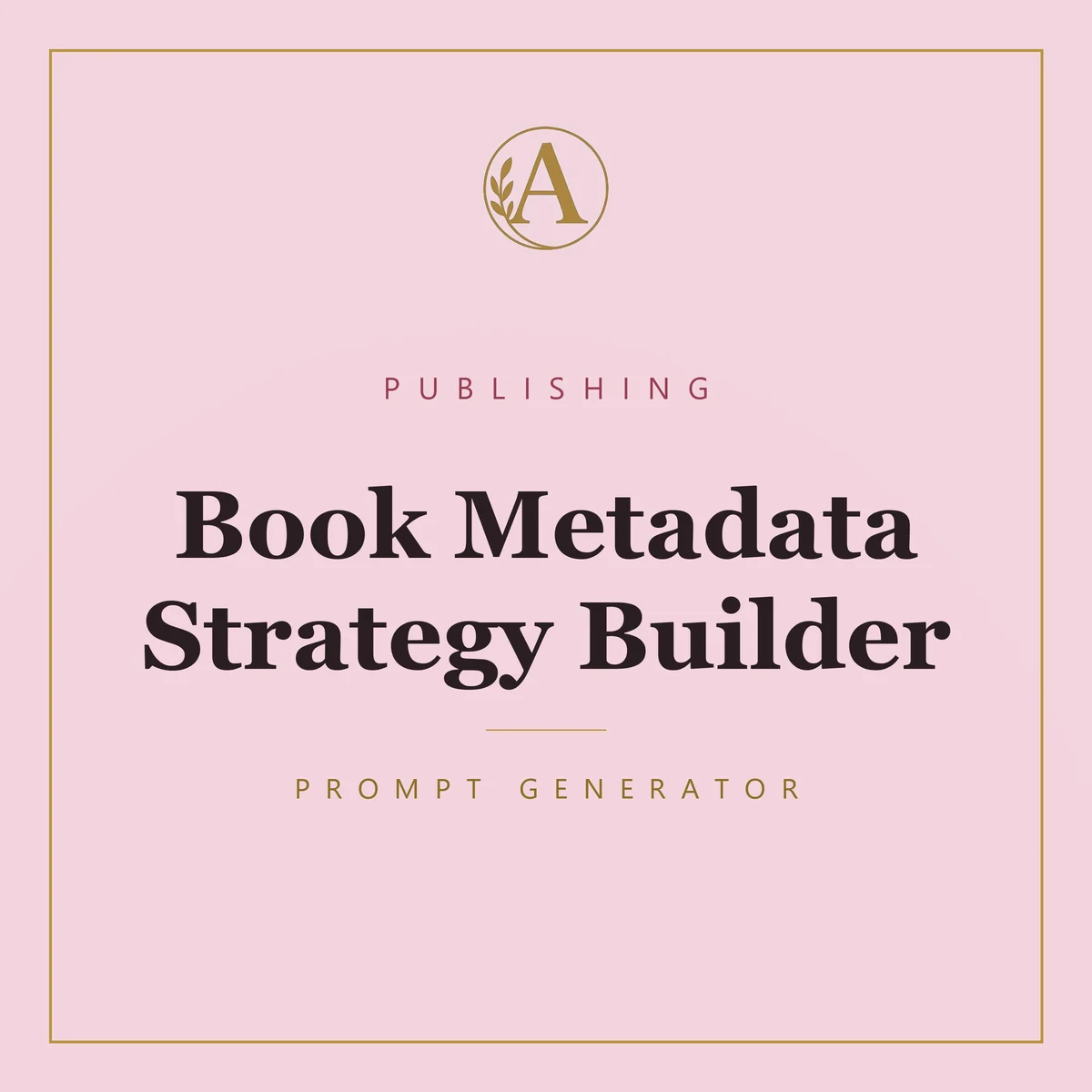 Book Metadata Strategy Builder