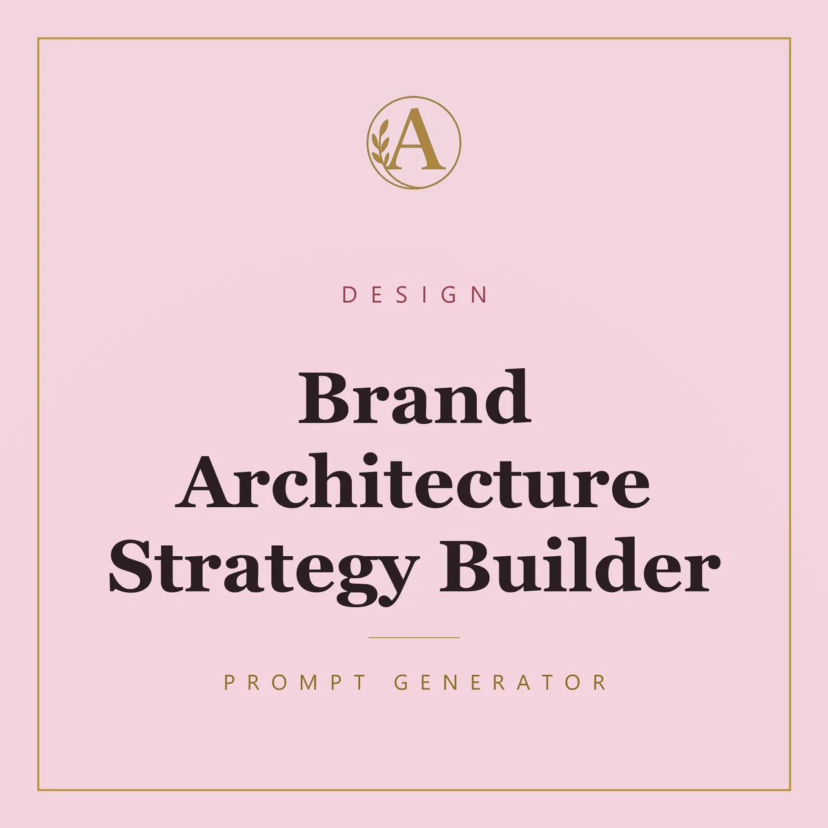 Brand Architecture Strategy Builder