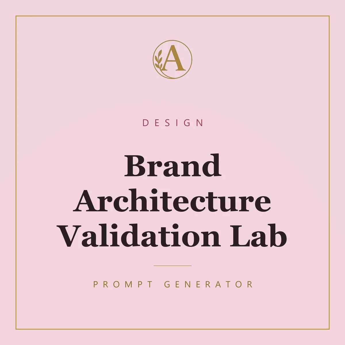 Brand Architecture Validation Lab