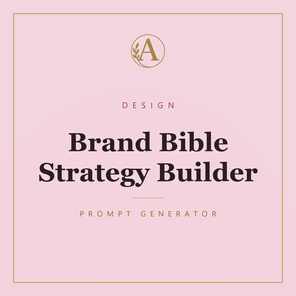 Brand Bible Strategy Builder