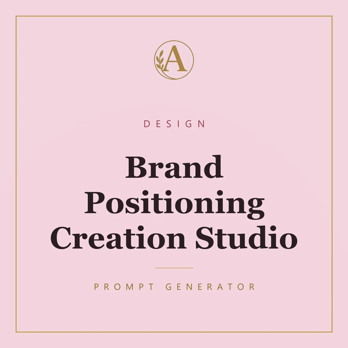 Brand Positioning Creation Studio