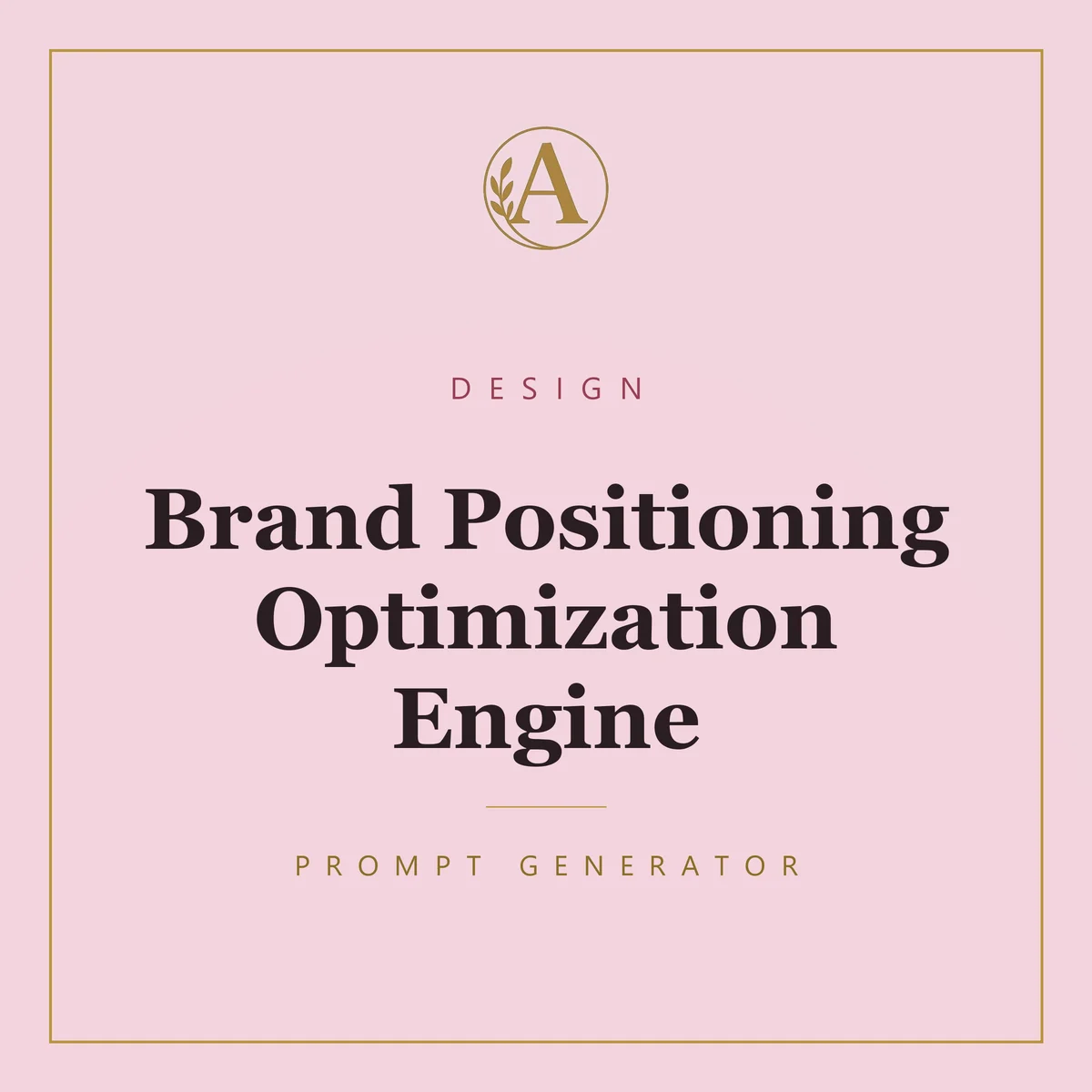 Brand Positioning Optimization Engine