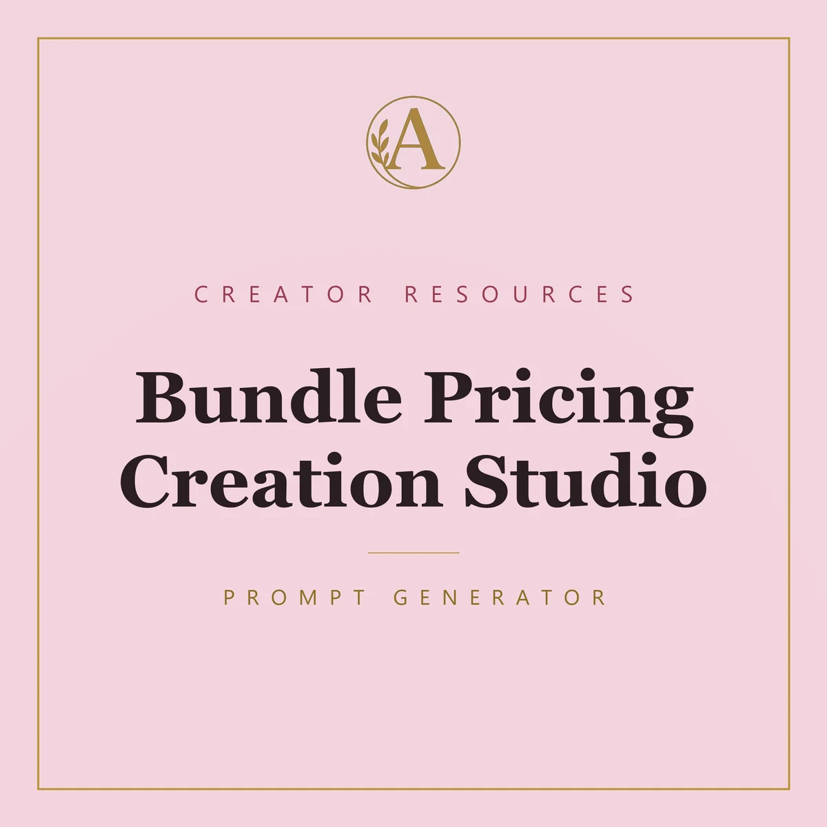 Bundle Pricing Creation Studio