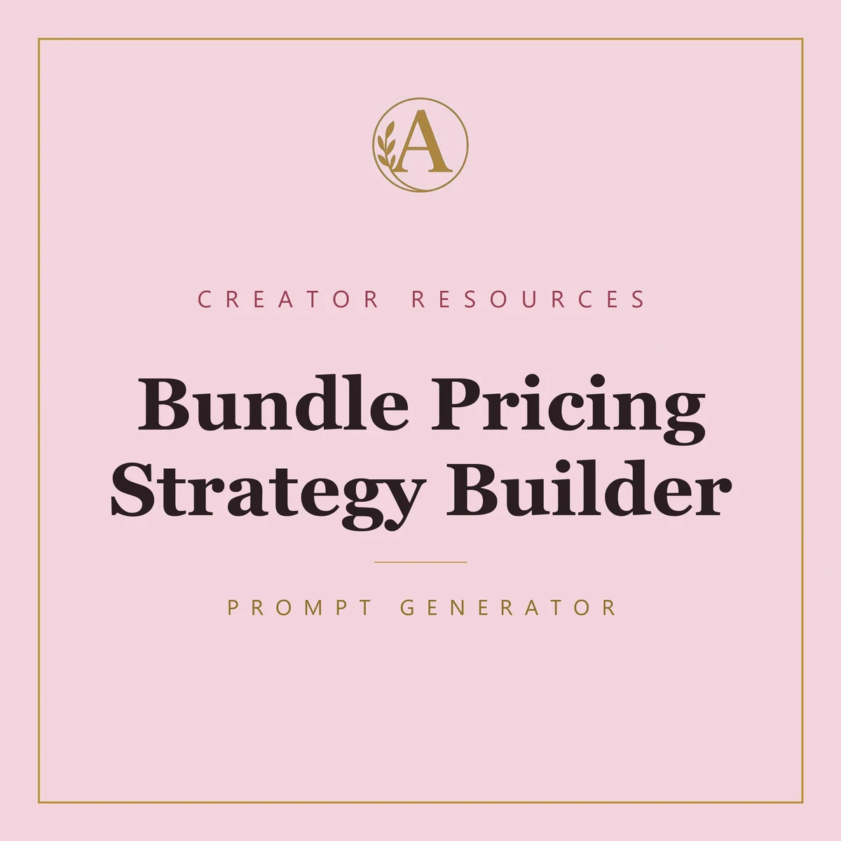Bundle Pricing Strategy Builder