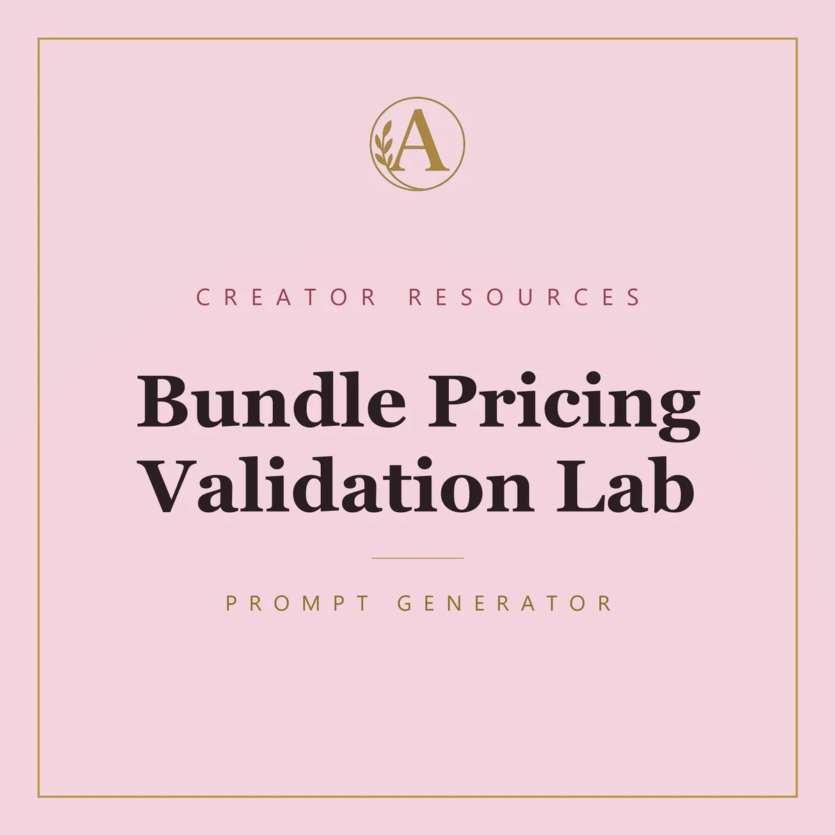 Bundle Pricing Validation Lab
