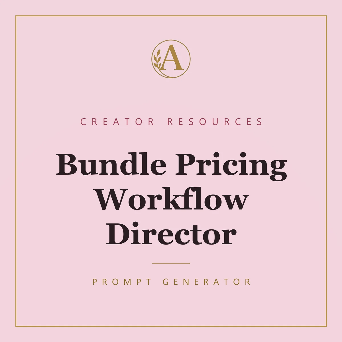 Bundle Pricing Workflow Director