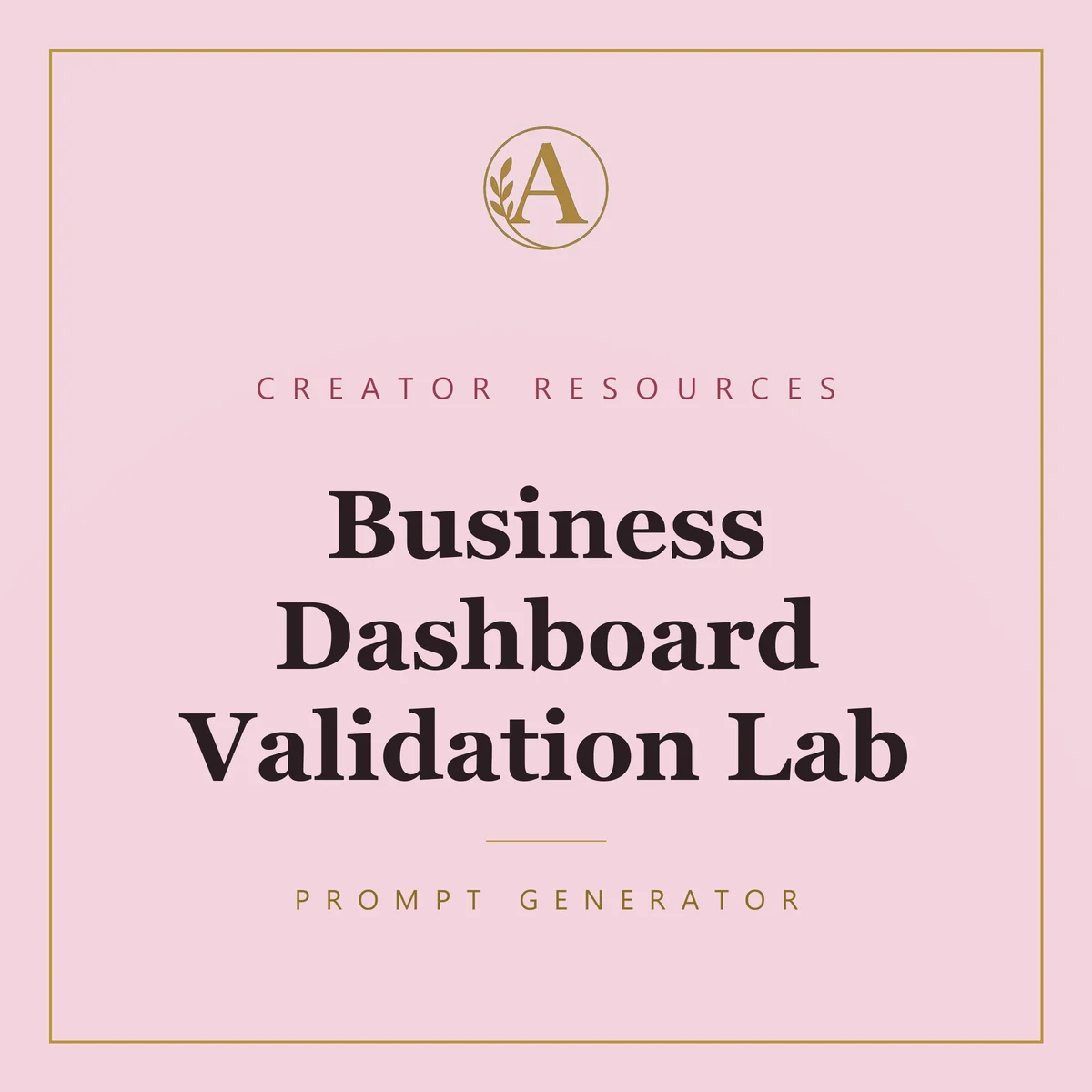 Business Dashboard Validation Lab