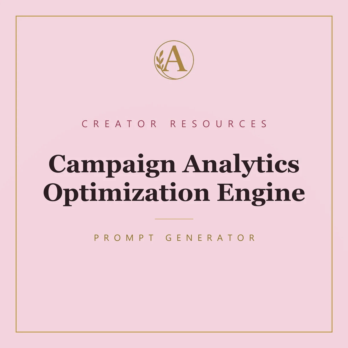Campaign Analytics Optimization Engine