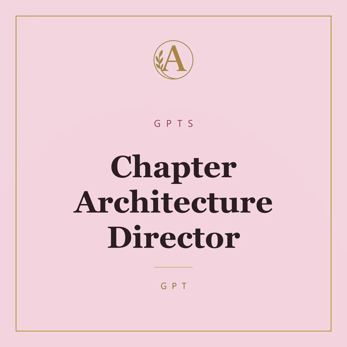 Chapter Architecture Director