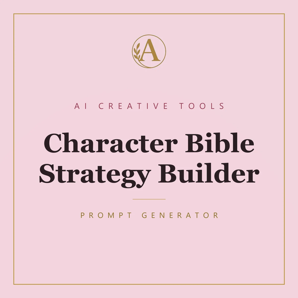 Character Bible Strategy Builder