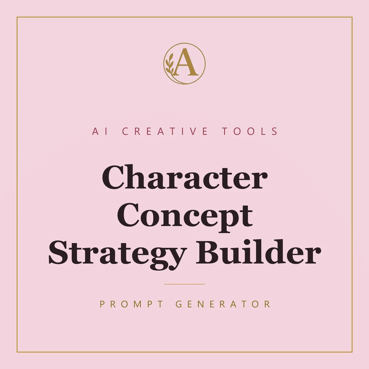 Character Concept Strategy Builder