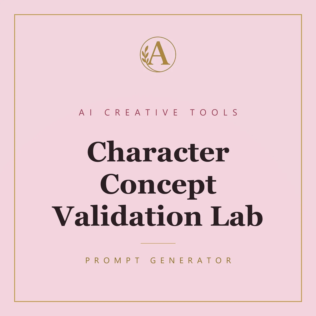 Character Concept Validation Lab