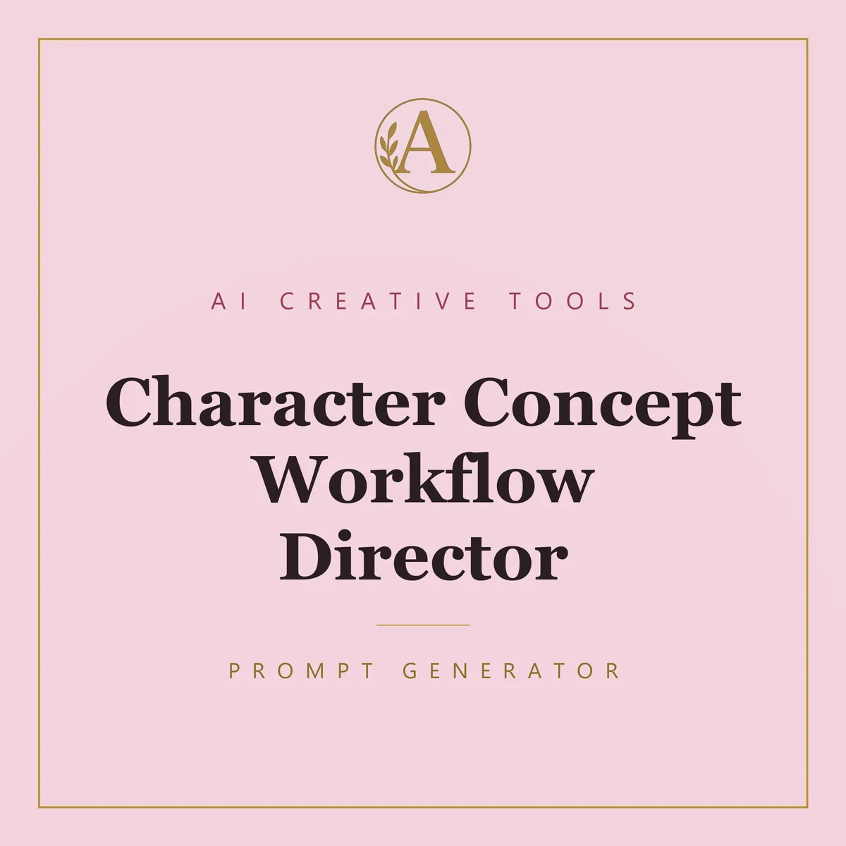 Character Concept Workflow Director