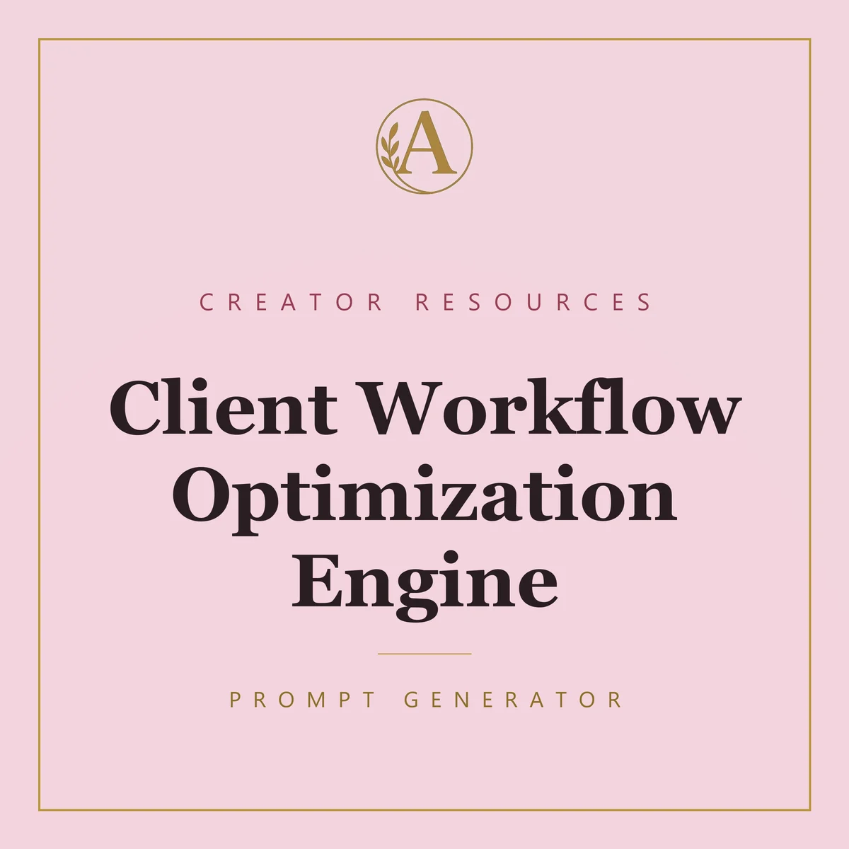 Client Workflow Optimization Engine