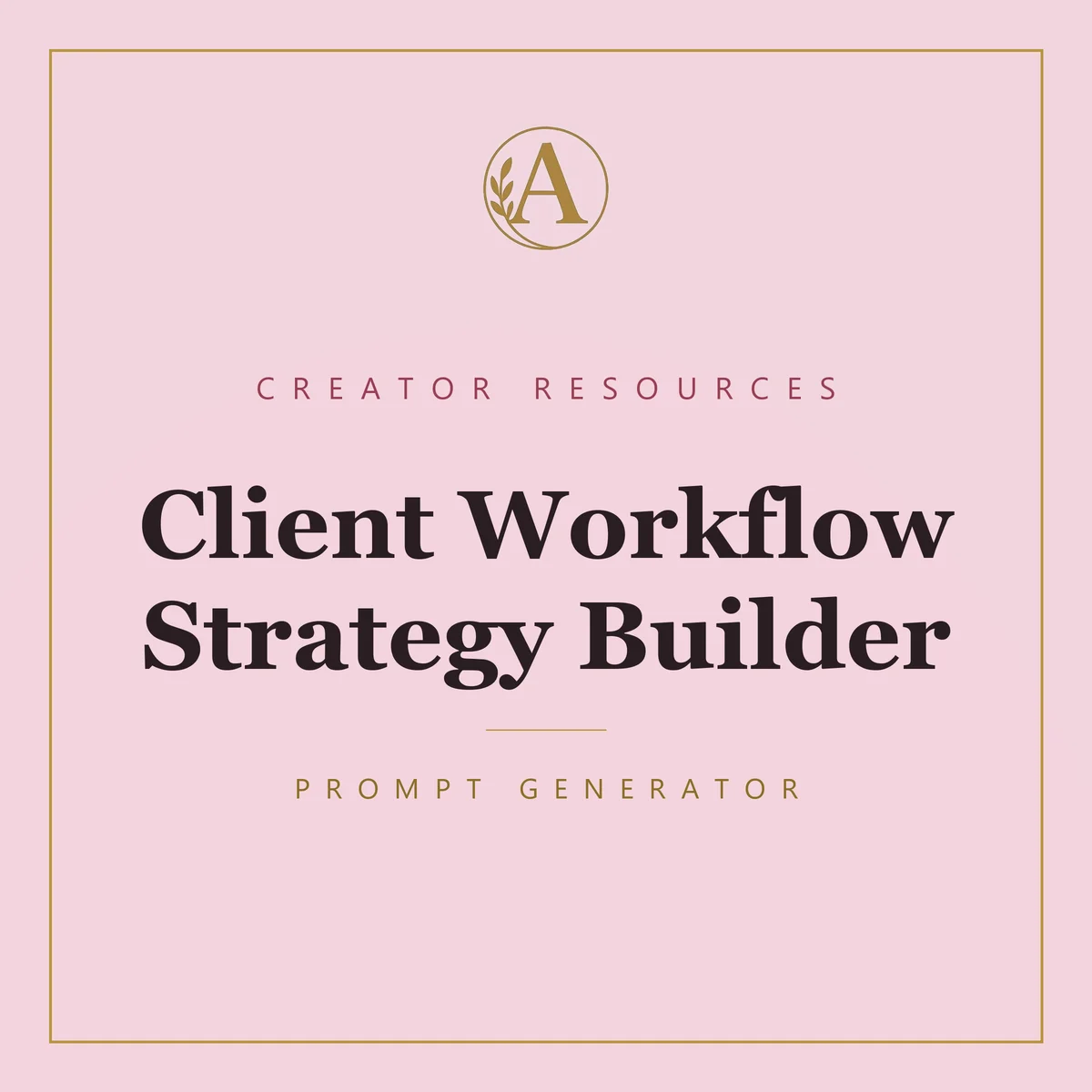Client Workflow Strategy Builder