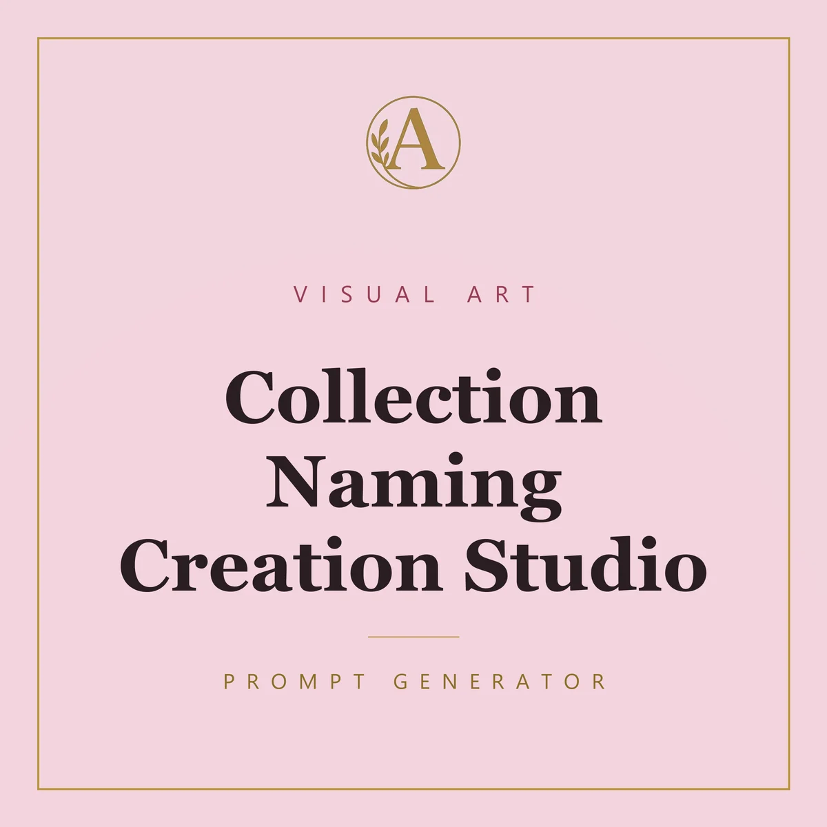 Collection Naming Creation Studio