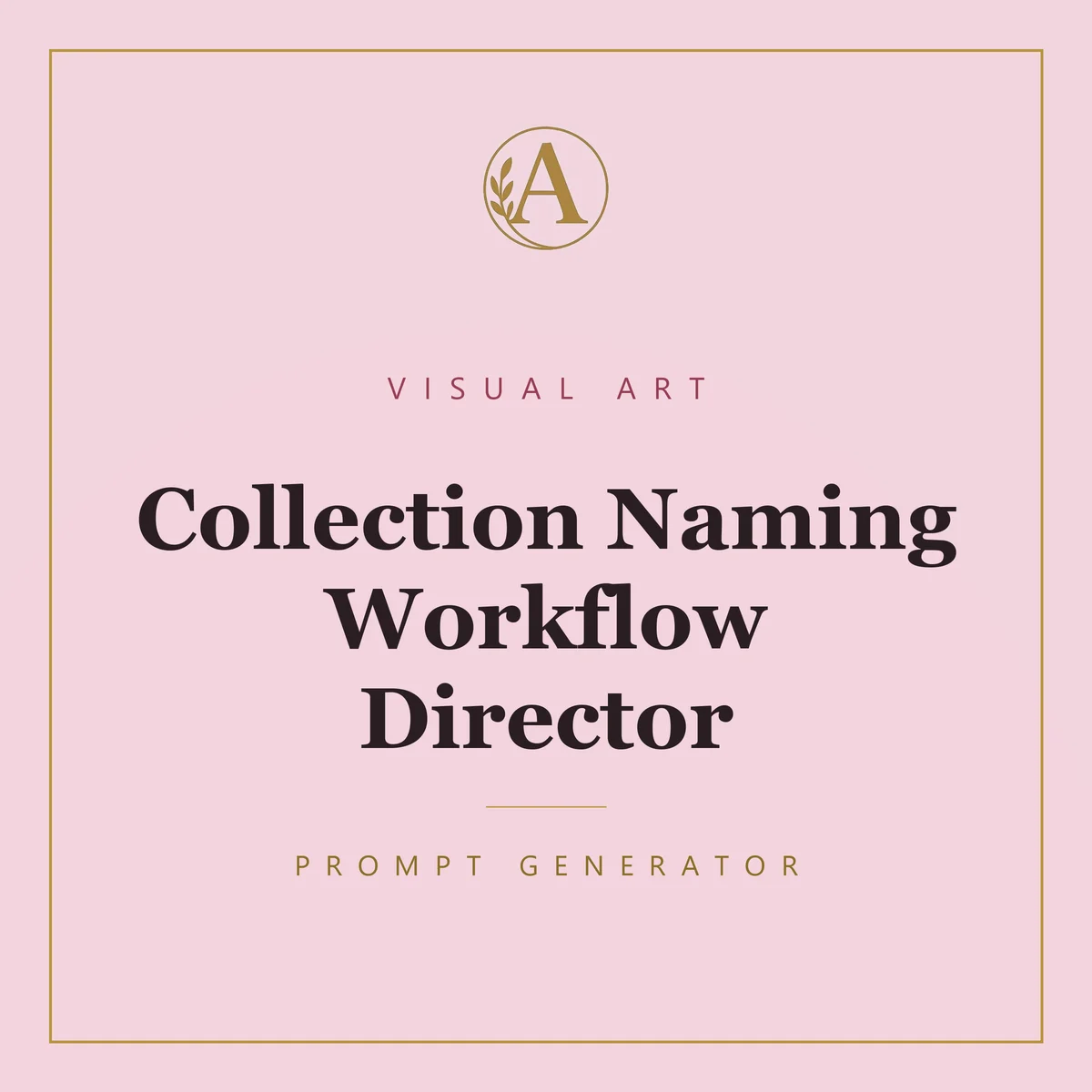 Collection Naming Workflow Director