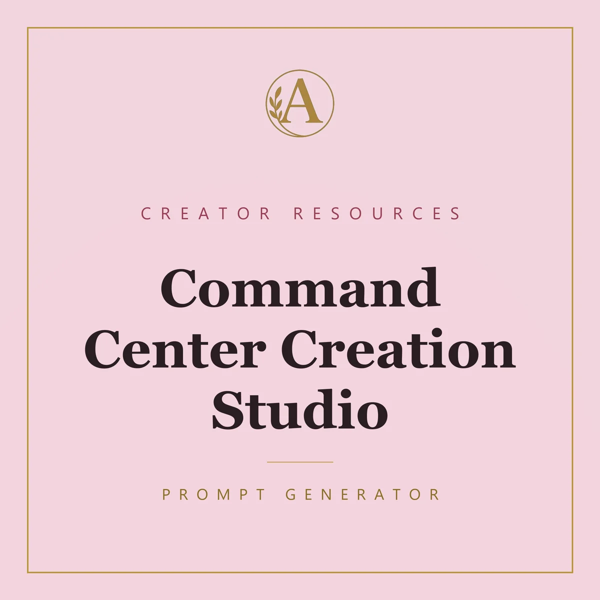 Command Center Creation Studio