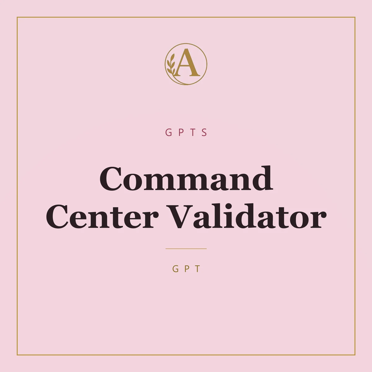 Command Center Validator