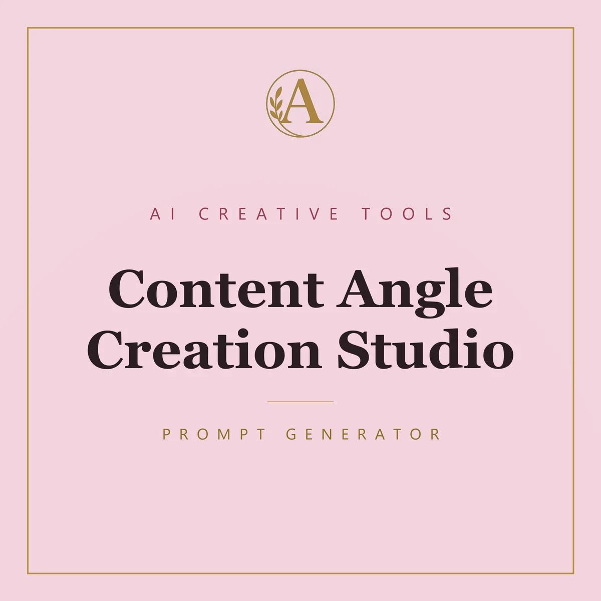 Content Angle Creation Studio