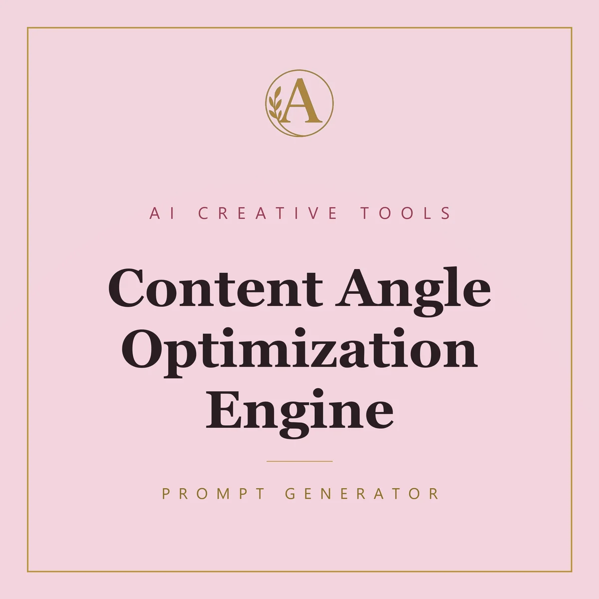 Content Angle Optimization Engine