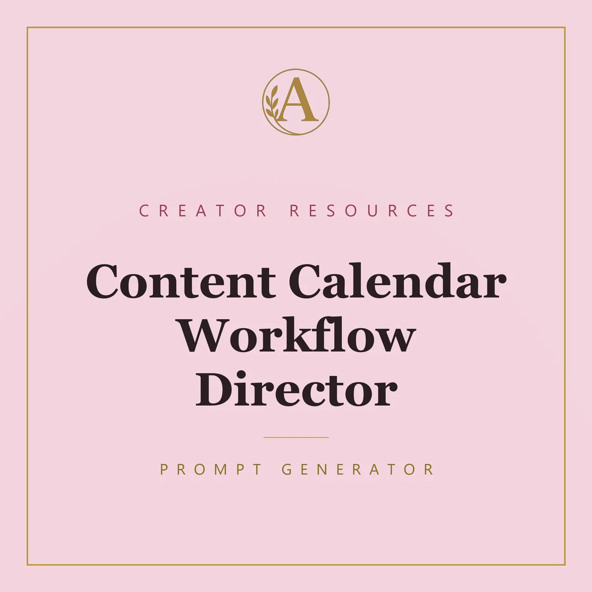 Content Calendar Workflow Director