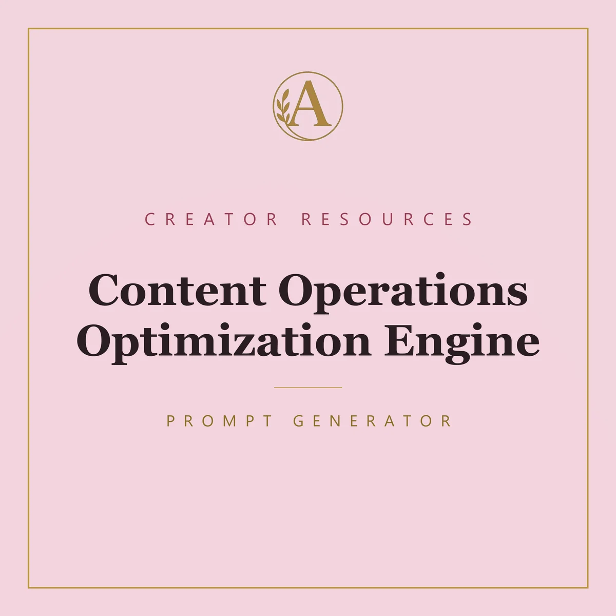 Content Operations Optimization Engine