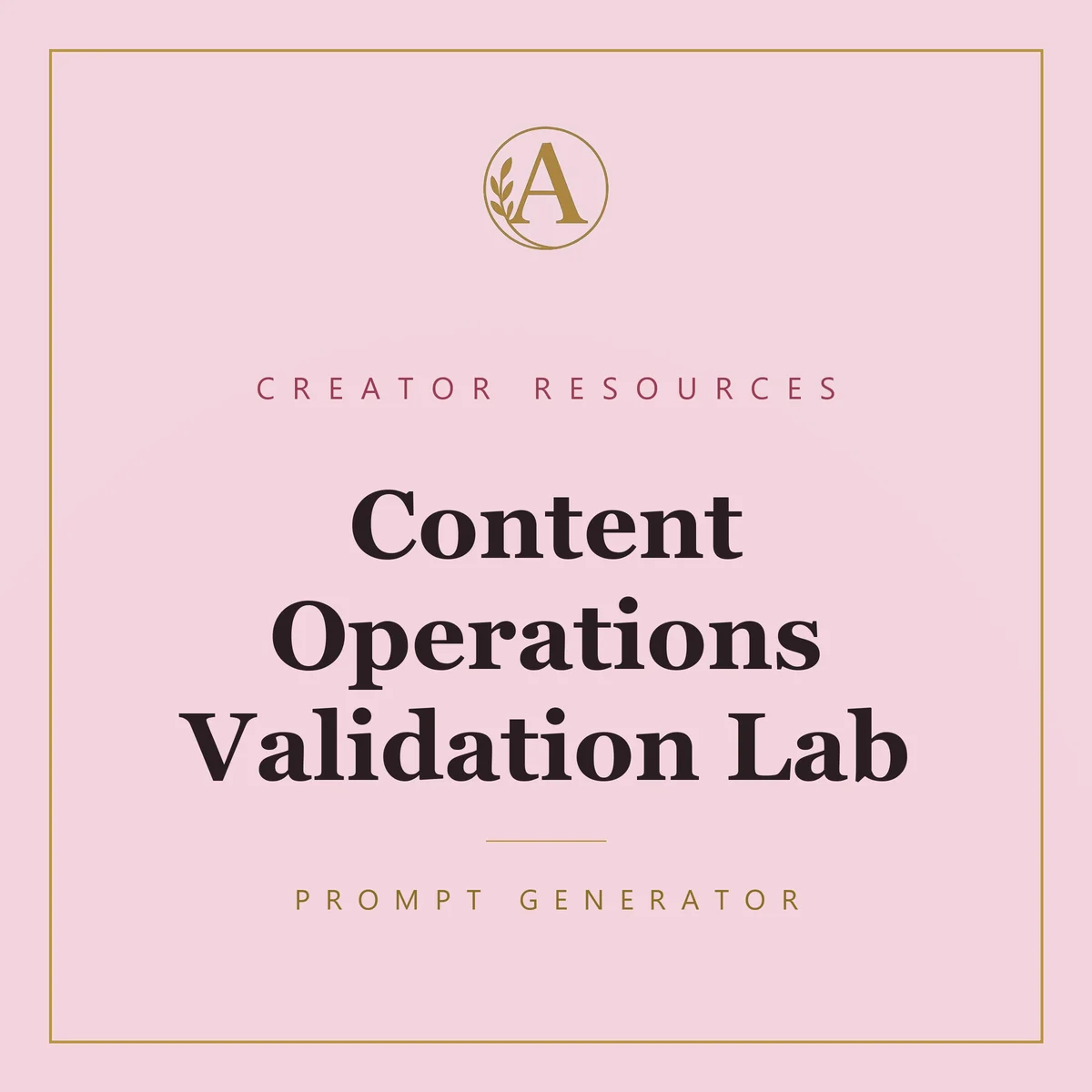 Content Operations Validation Lab