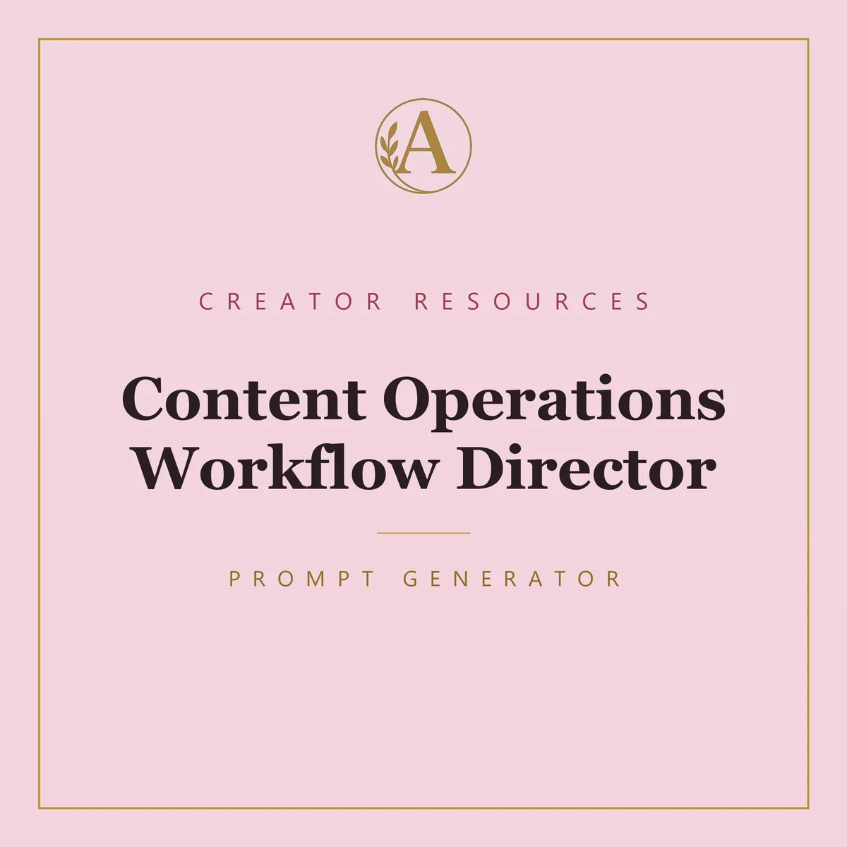 Content Operations Workflow Director