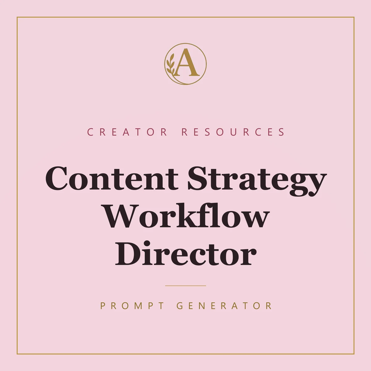 Content Strategy Workflow Director