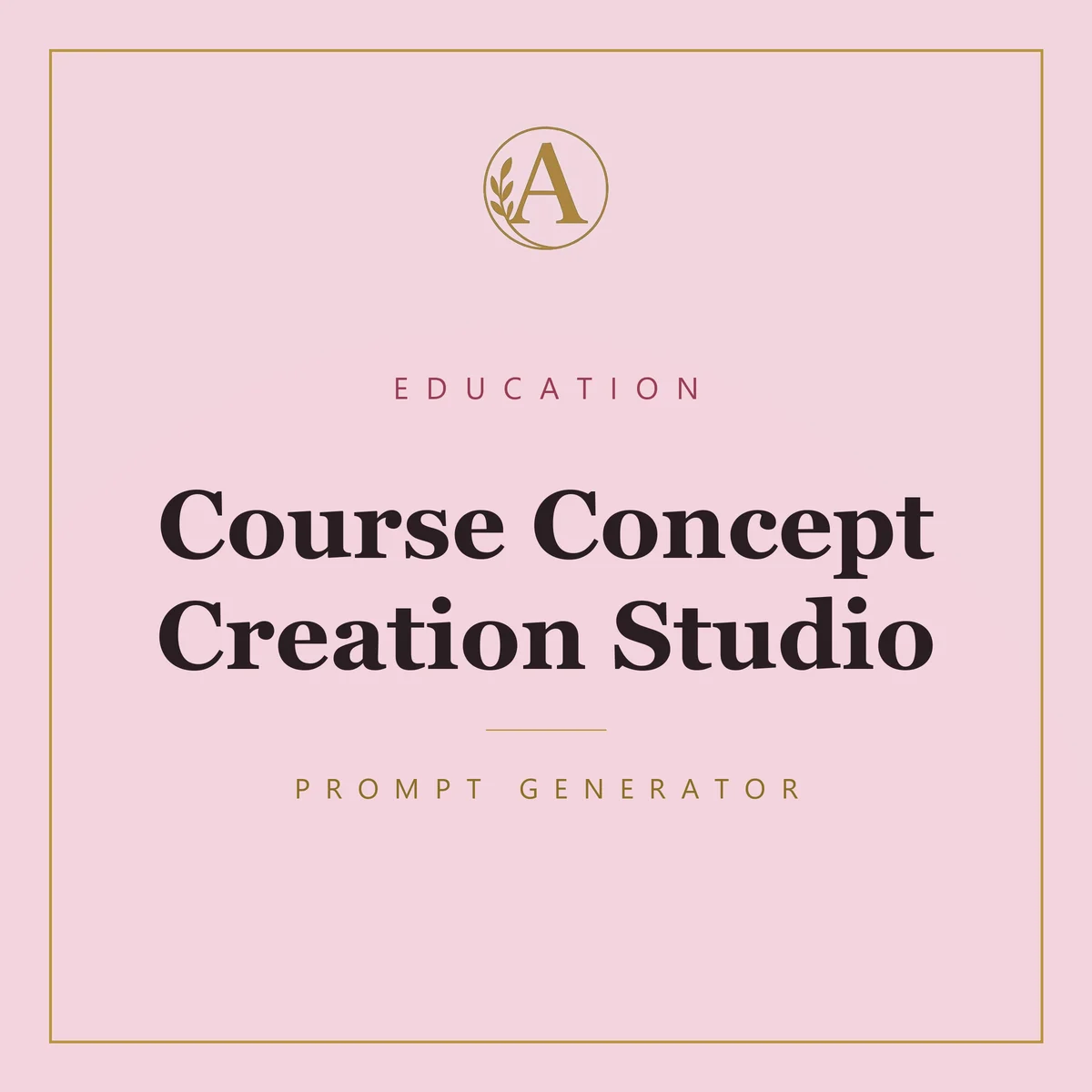 Course Concept Creation Studio