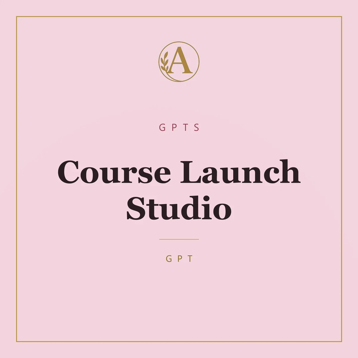 Course Launch Studio