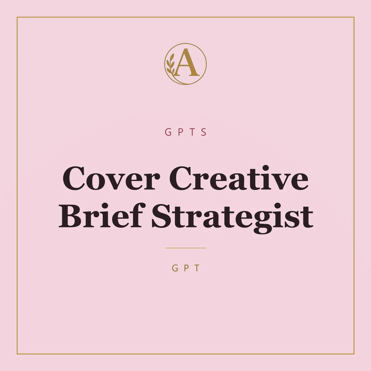 Cover Creative Brief Strategist
