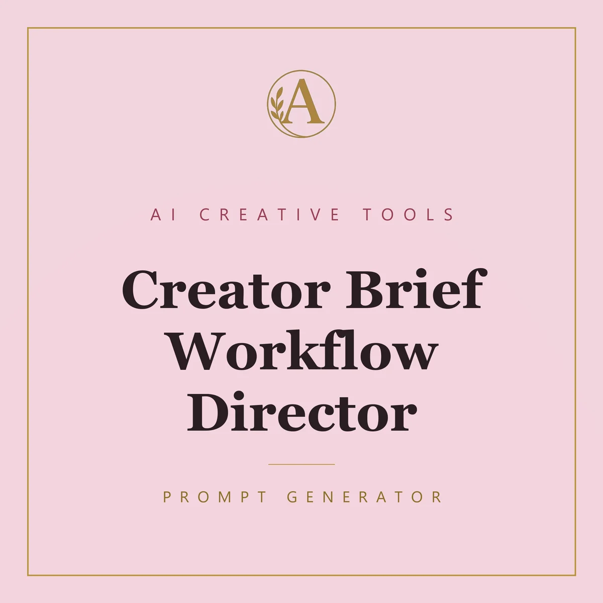 Creator Brief Workflow Director