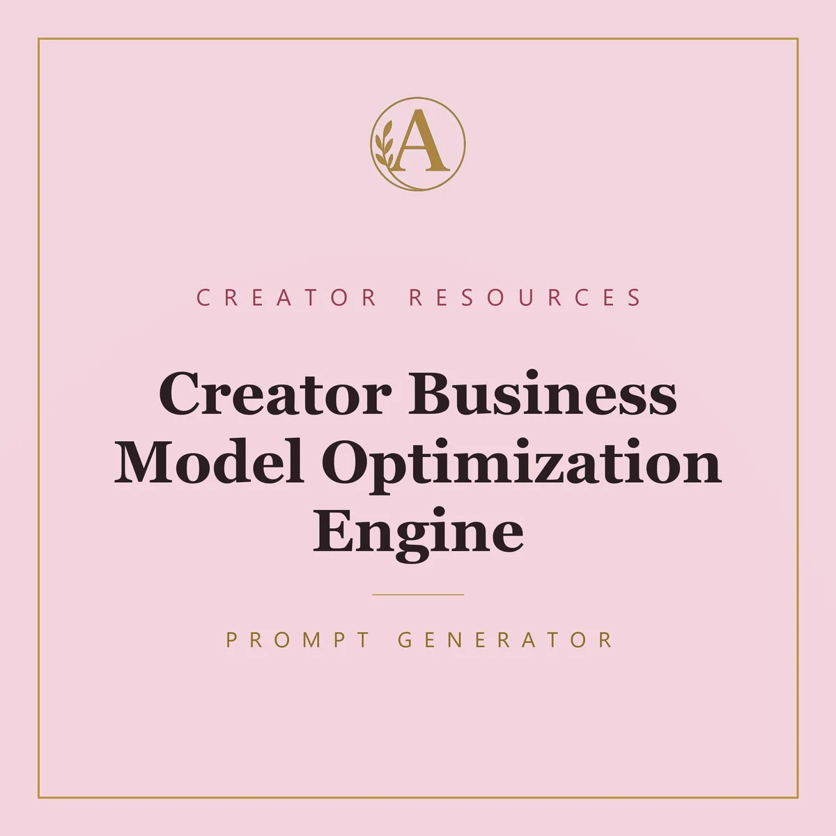 Creator Business Model Optimization Engine
