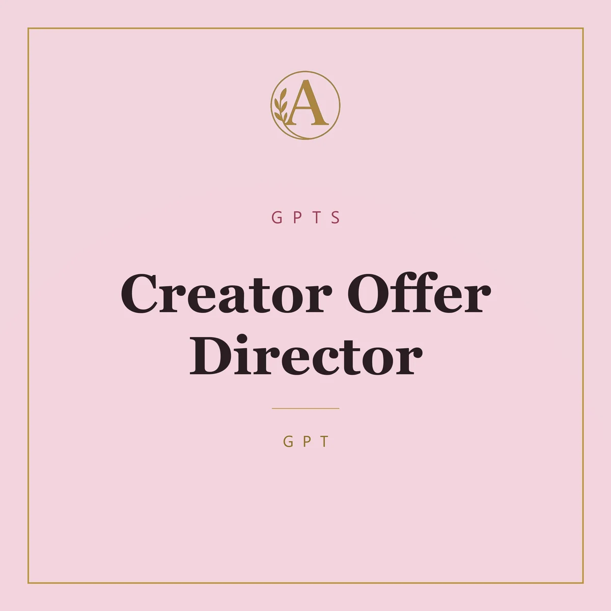 Creator Offer Director
