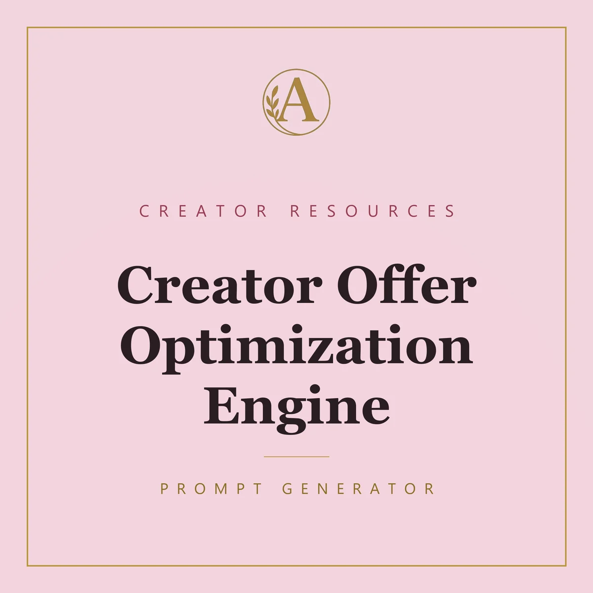 Creator Offer Optimization Engine