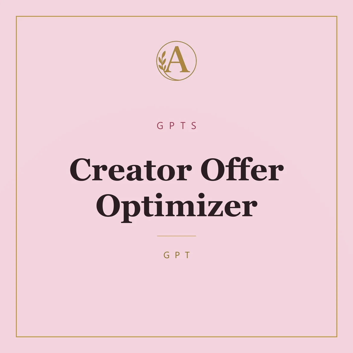 Creator Offer Optimizer