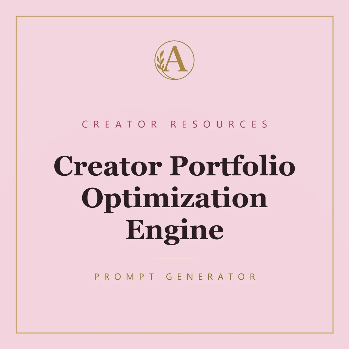 Creator Portfolio Optimization Engine